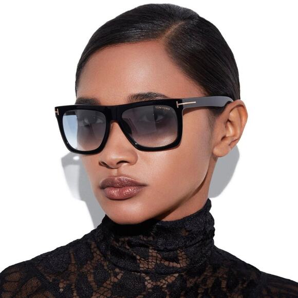 New, TOM FORD Morgan Sunglasses TF513 01W Authentic - Picture 1 of 13